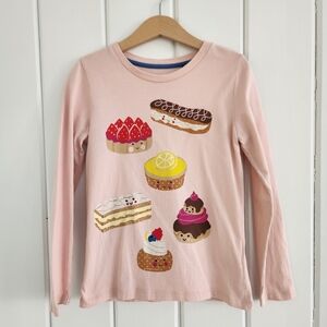 Mini Boden Pastry Graphic Tee Size 7/8
